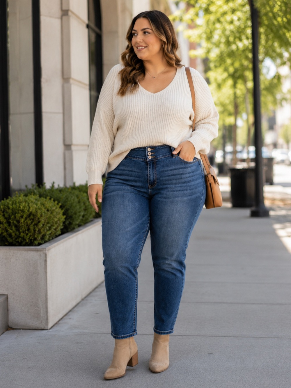 Torrid High Rise Straight Leg Jeans 24R Medium Wash Stretch Plus Size